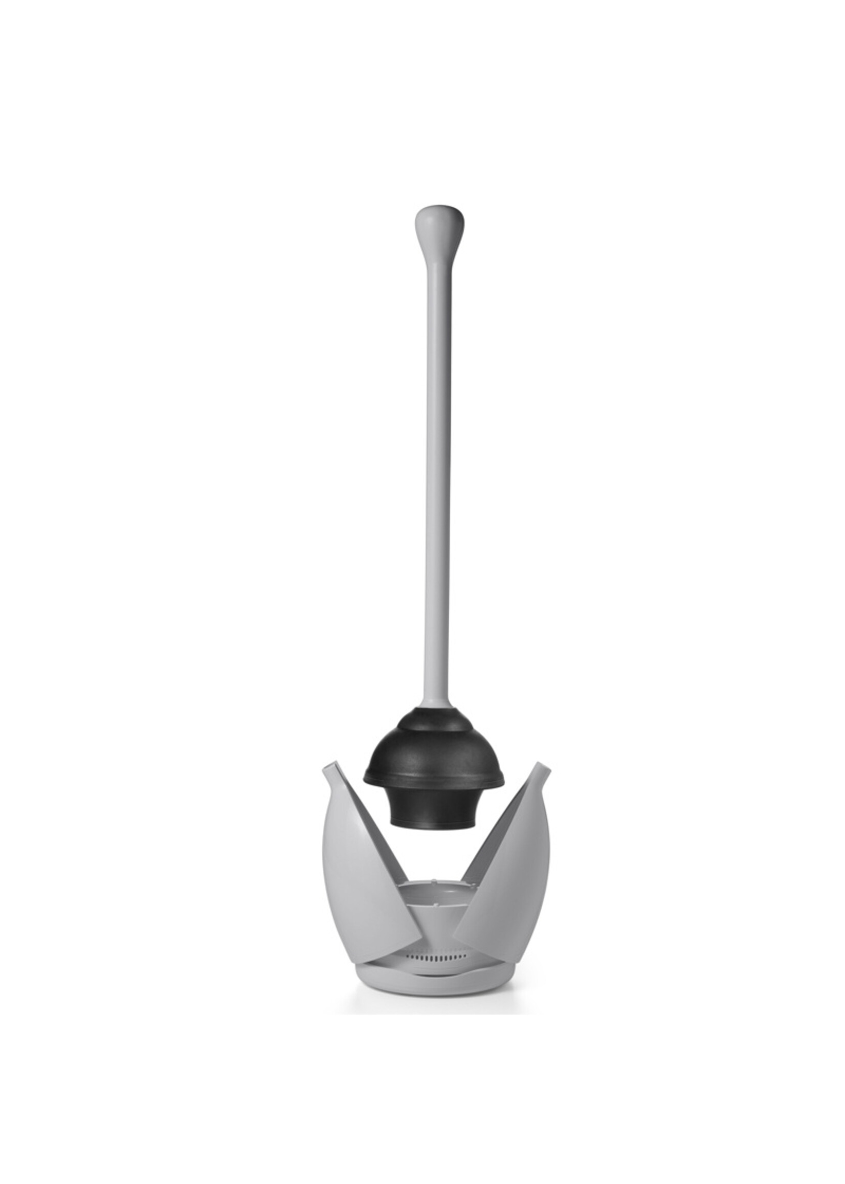 Danesco OXO Toilet Plunger with Storage Caddy
