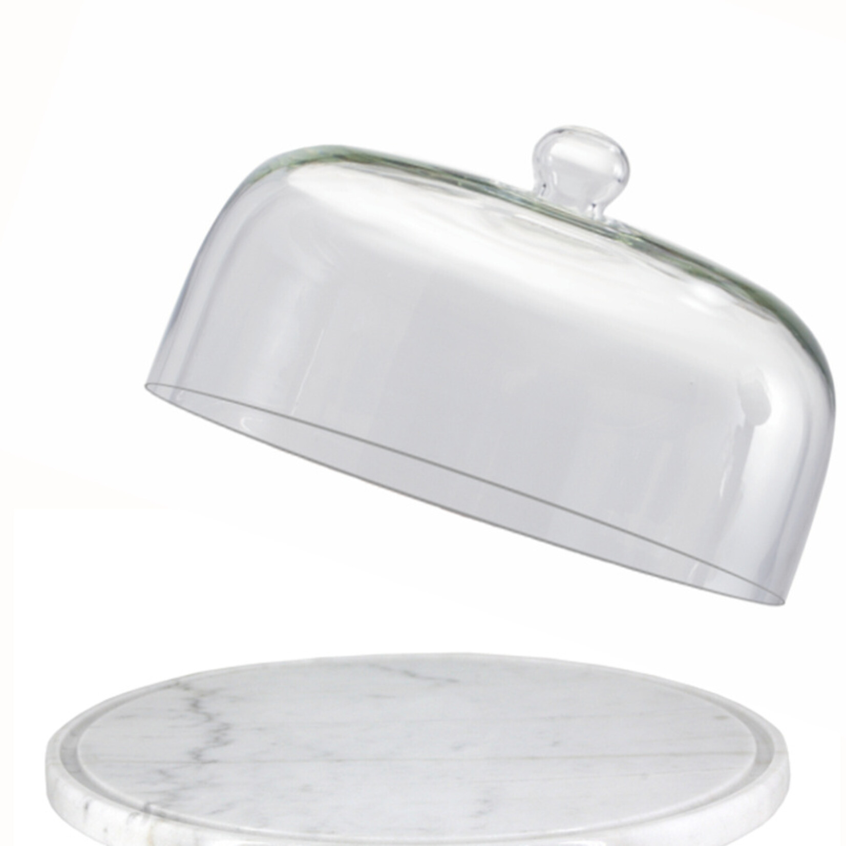 Danesco Dome en verre pour assiette à gâteau