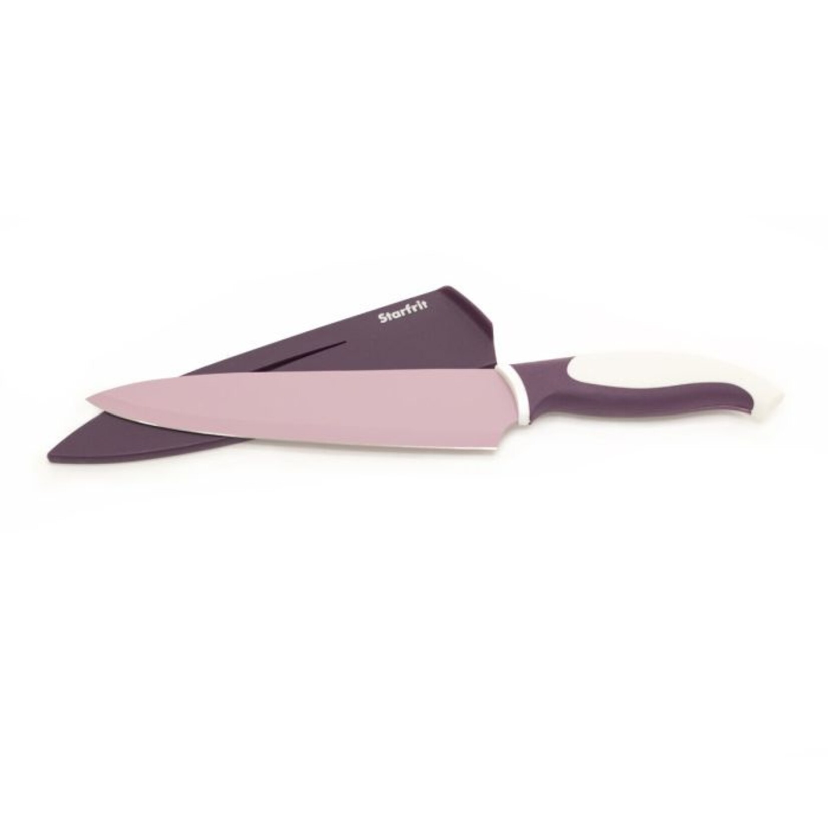 STARFRIT 8" CHEF KNIFE WITH SHARPENING SHEATH