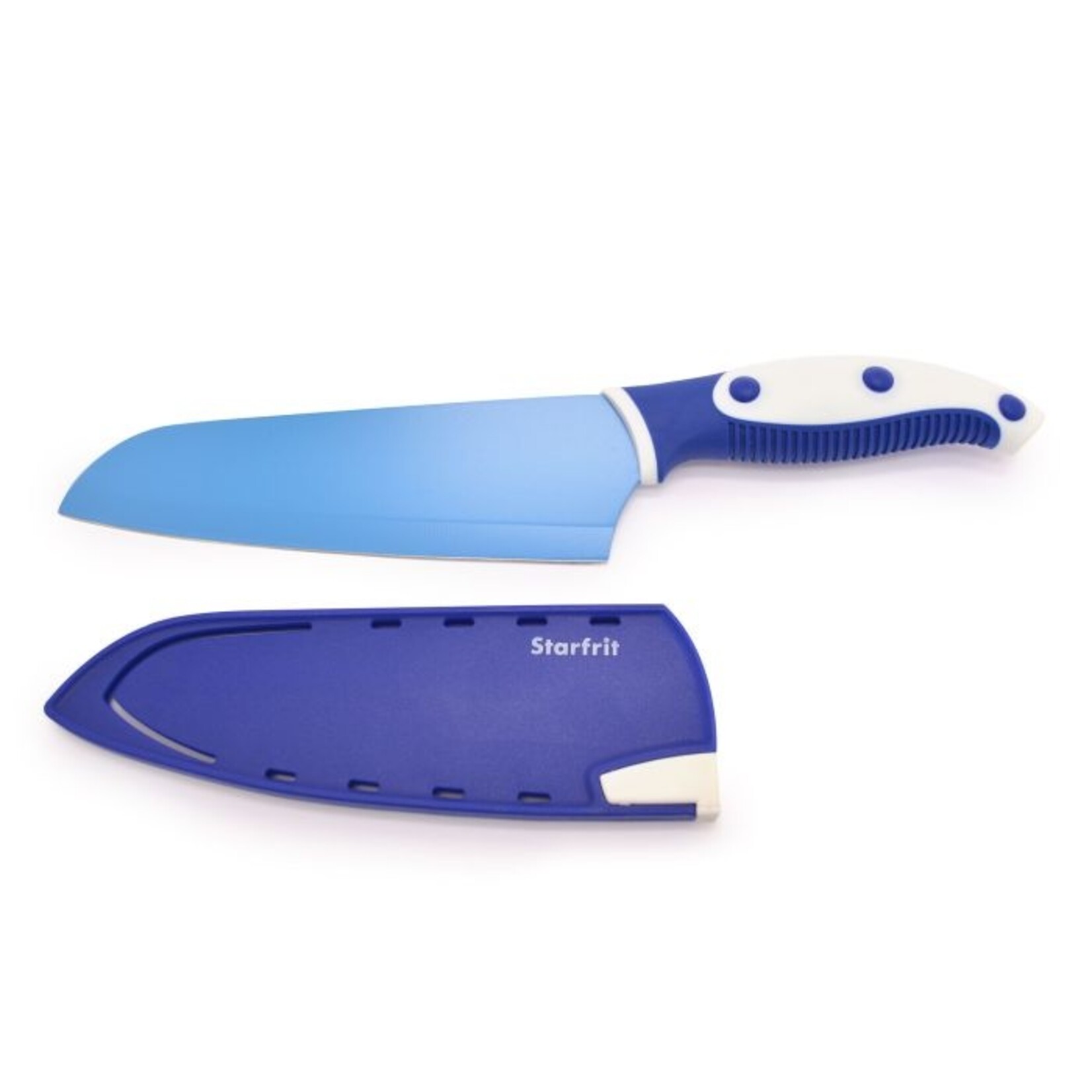 STARFRIT 7" SANTOKU KNIFE WITH SHARPENING SHEATH