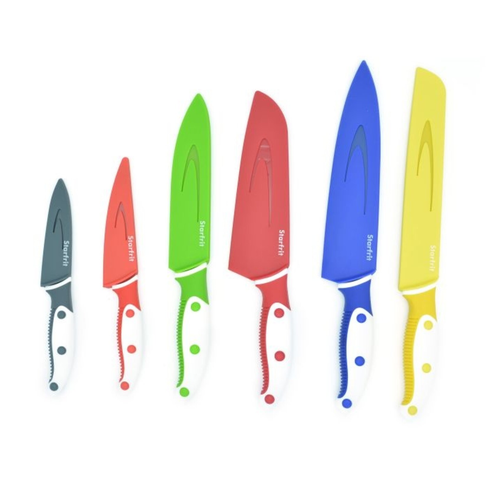 STARFRIT 12 PCS KNIFE SET WITH PROTECTIVE SHEATH
