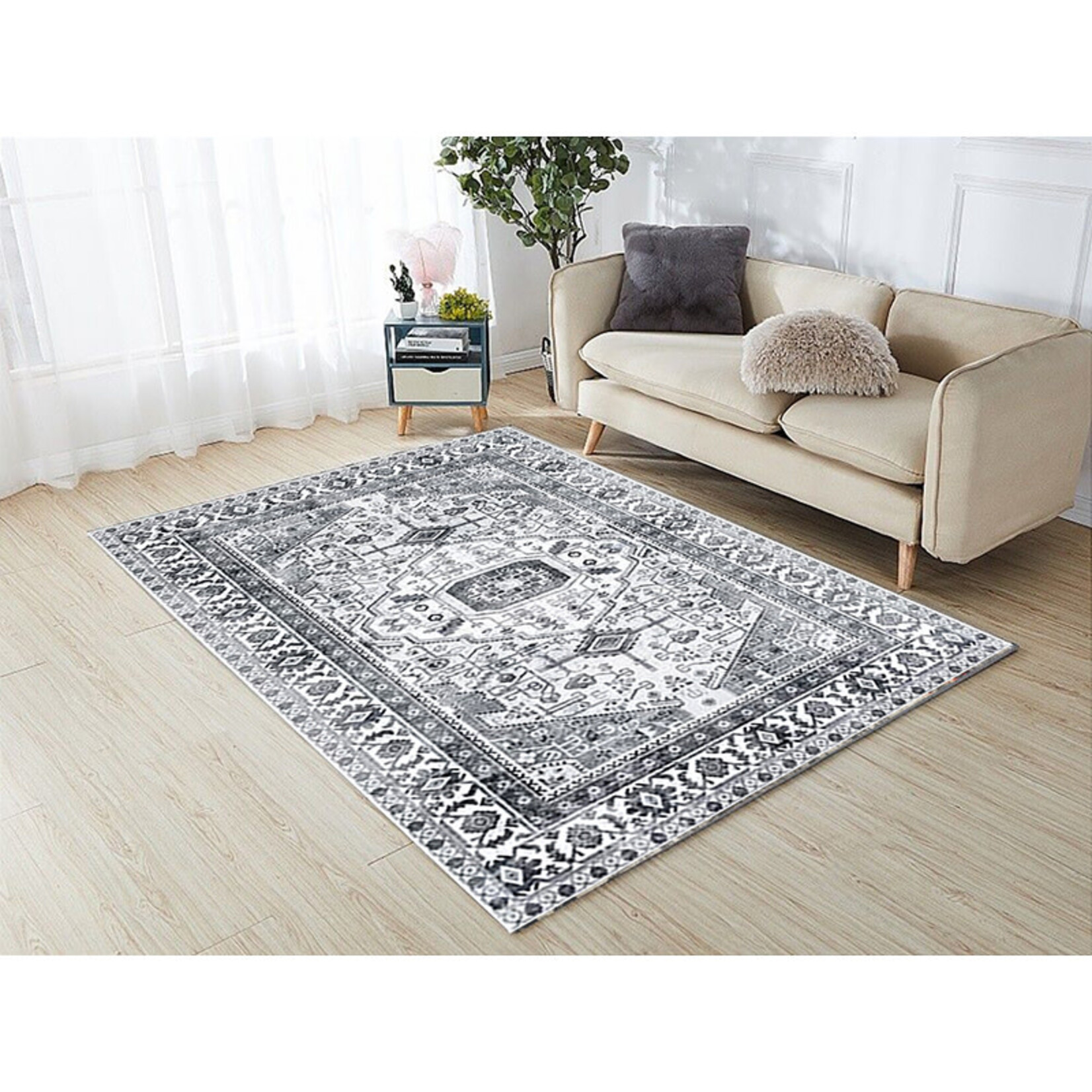 4x6 Printed Polyester Rug