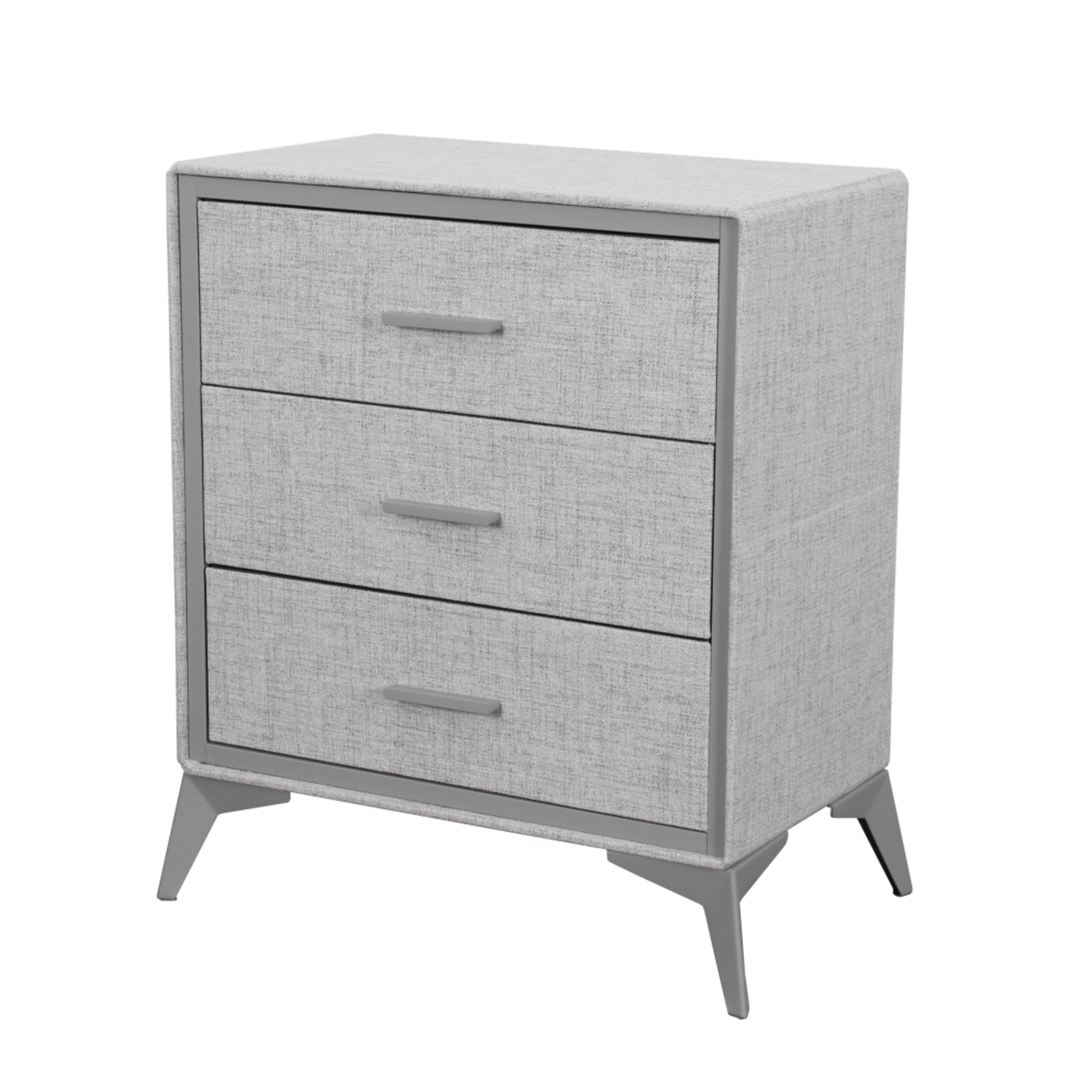 ITY INTERNATIONAL 3-Drawer Storage Chest of Drawers, Snow Grey