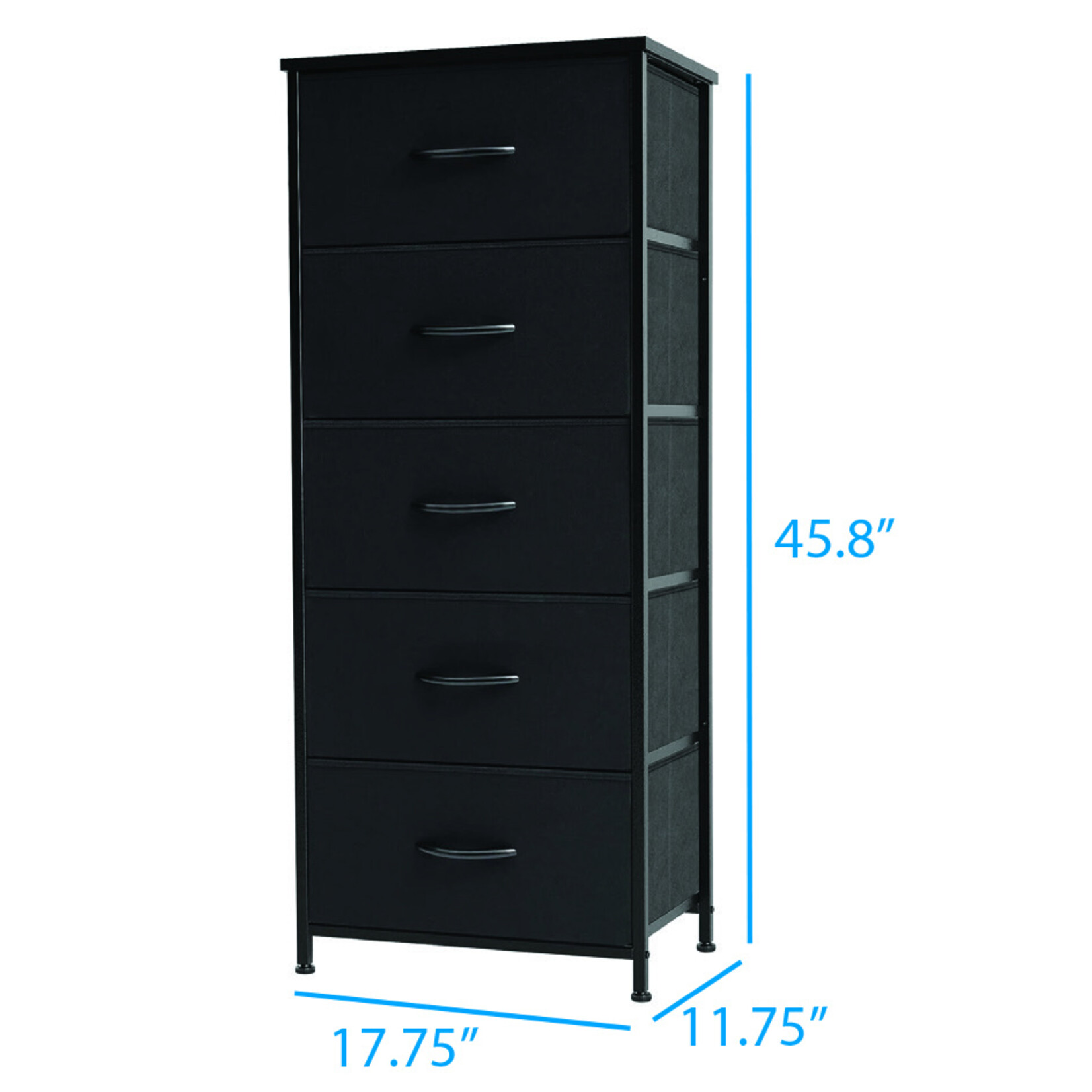 ITY INTERNATIONAL COMMODE EN TISSUS 5-TIRROIRS