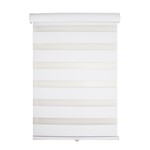 ITY INTERNATIONAL Blackout White Holly Stone Cordless Blinds,