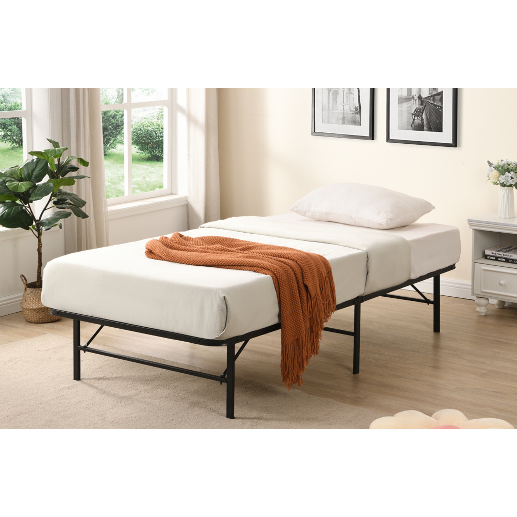 Folding Bed Metal Frame, T2450