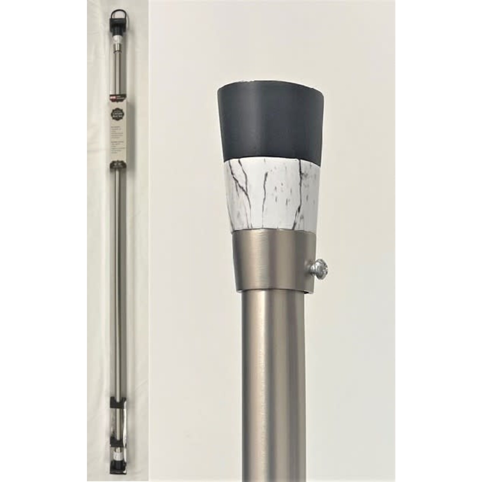 Tringle à Rdeau en Nickel Brossé 48-84"