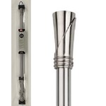 Tringle à Rideau en Nickel Brossé 66-120"