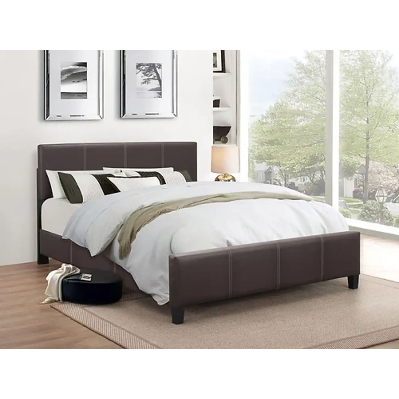 DOUBLE BED FRAME ESPRESSO