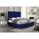QUEEN BLUE ROYAL BED FRAME