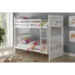 Lit superposé en bois Twin/Twin BLANC