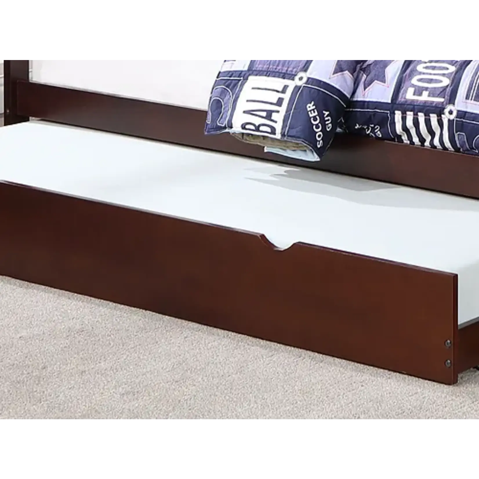 Twin/Twin Wood Bunk Bed ESPRESSO