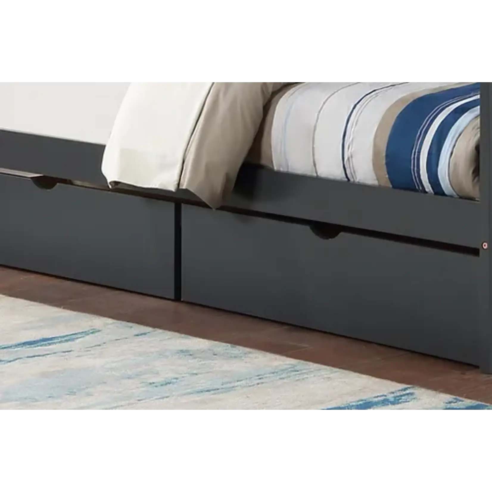 Lit superposé en bois Twin/Twin GRIS