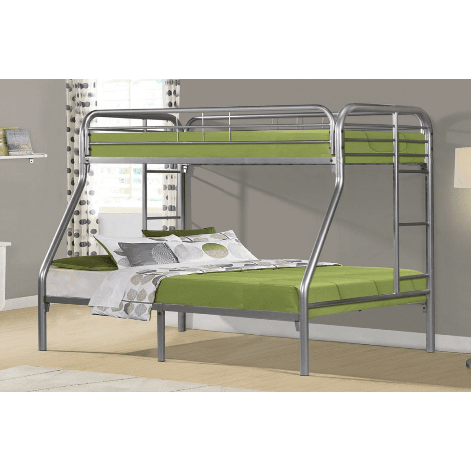 Twin / Double Bunk Bed, Silver