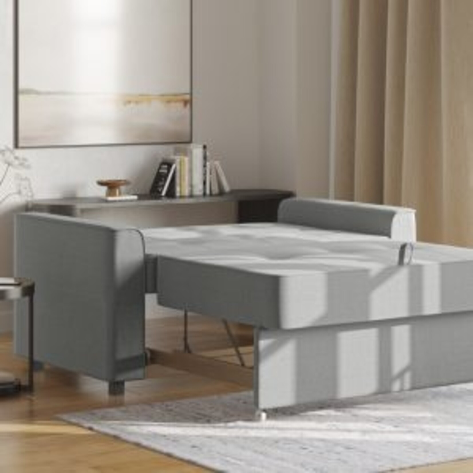 Rosement Futon Sofa Bed, Made in Canada, Double