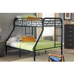 Twin / Double Bunk Bed, Black