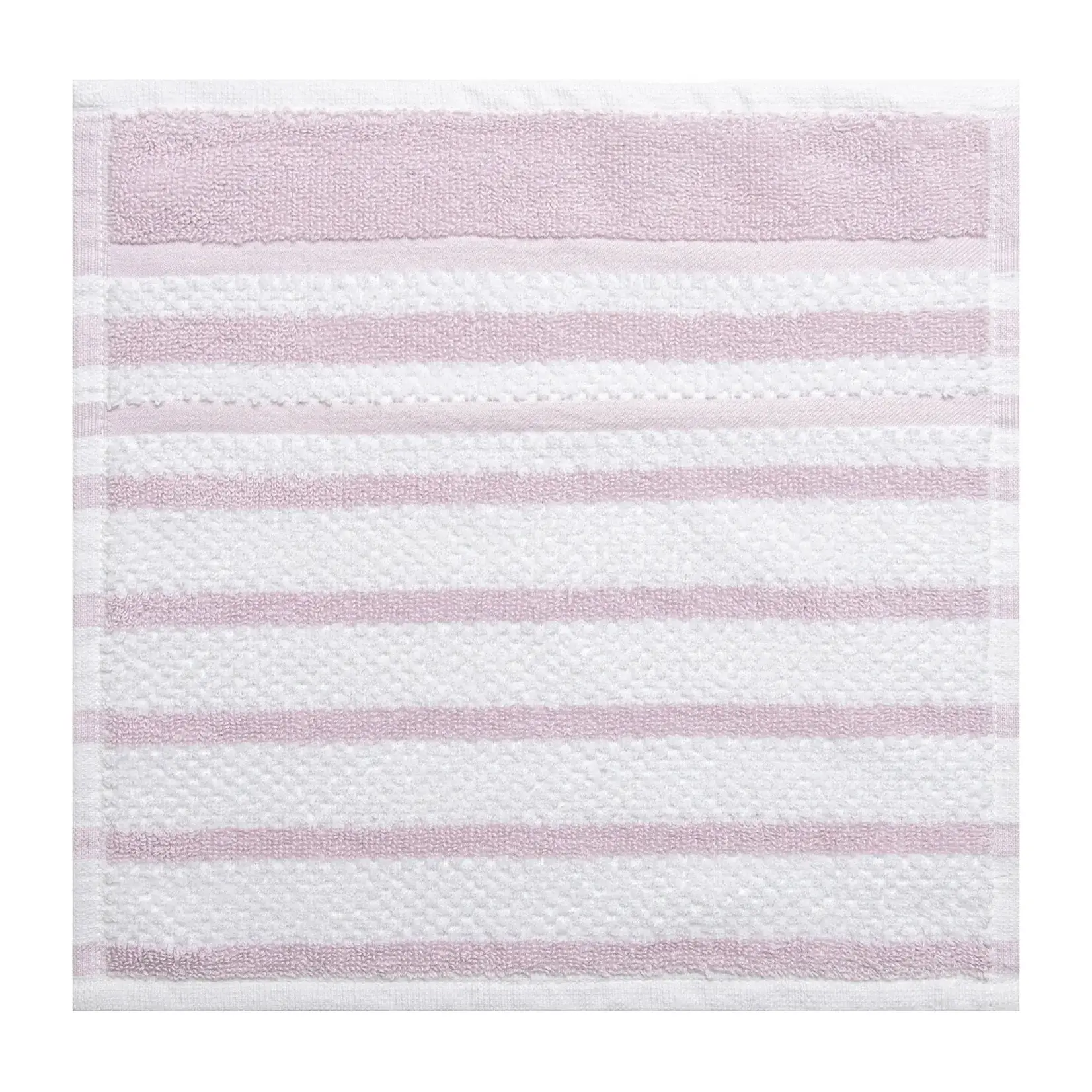 Facecloths Textured Stripes Cotton,
