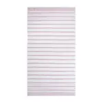 Serviette en coton rayures texturées 27x50