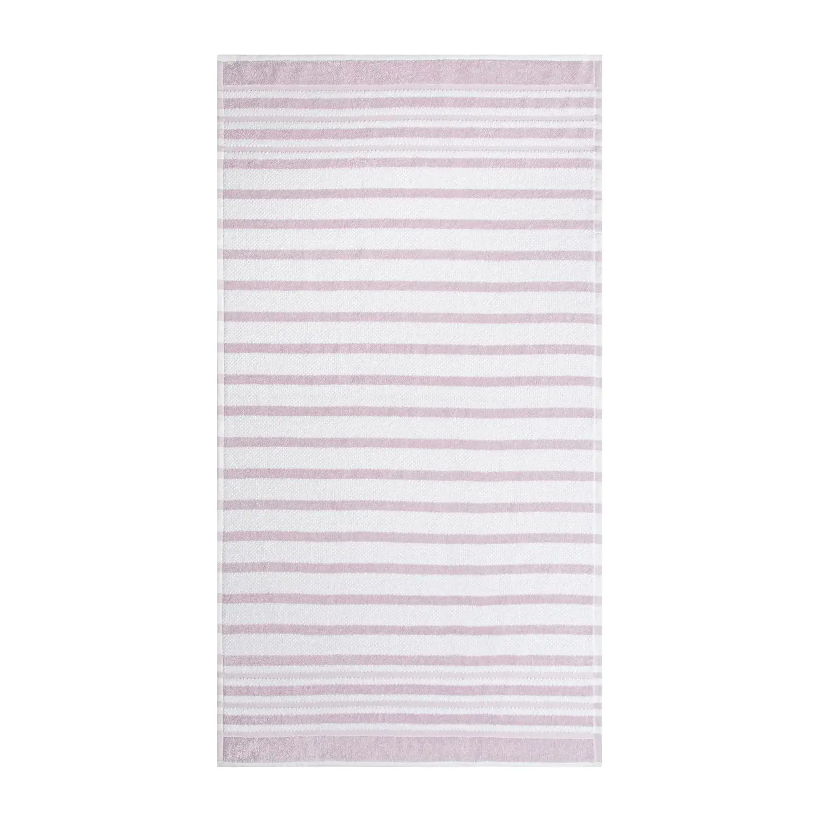 Serviette en coton rayures texturées 27x50