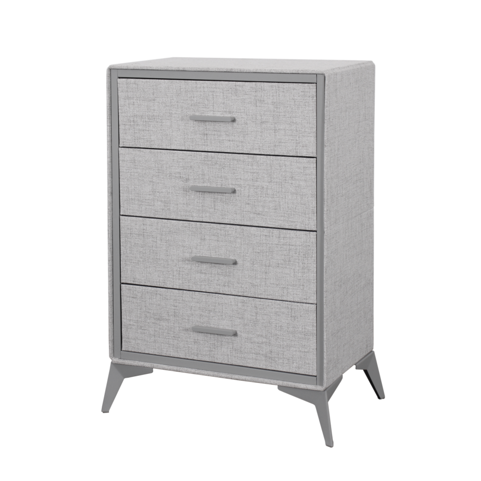 ITY INTERNATIONAL 4-Drawer Storage Chest of Drawers, Snow Grey
