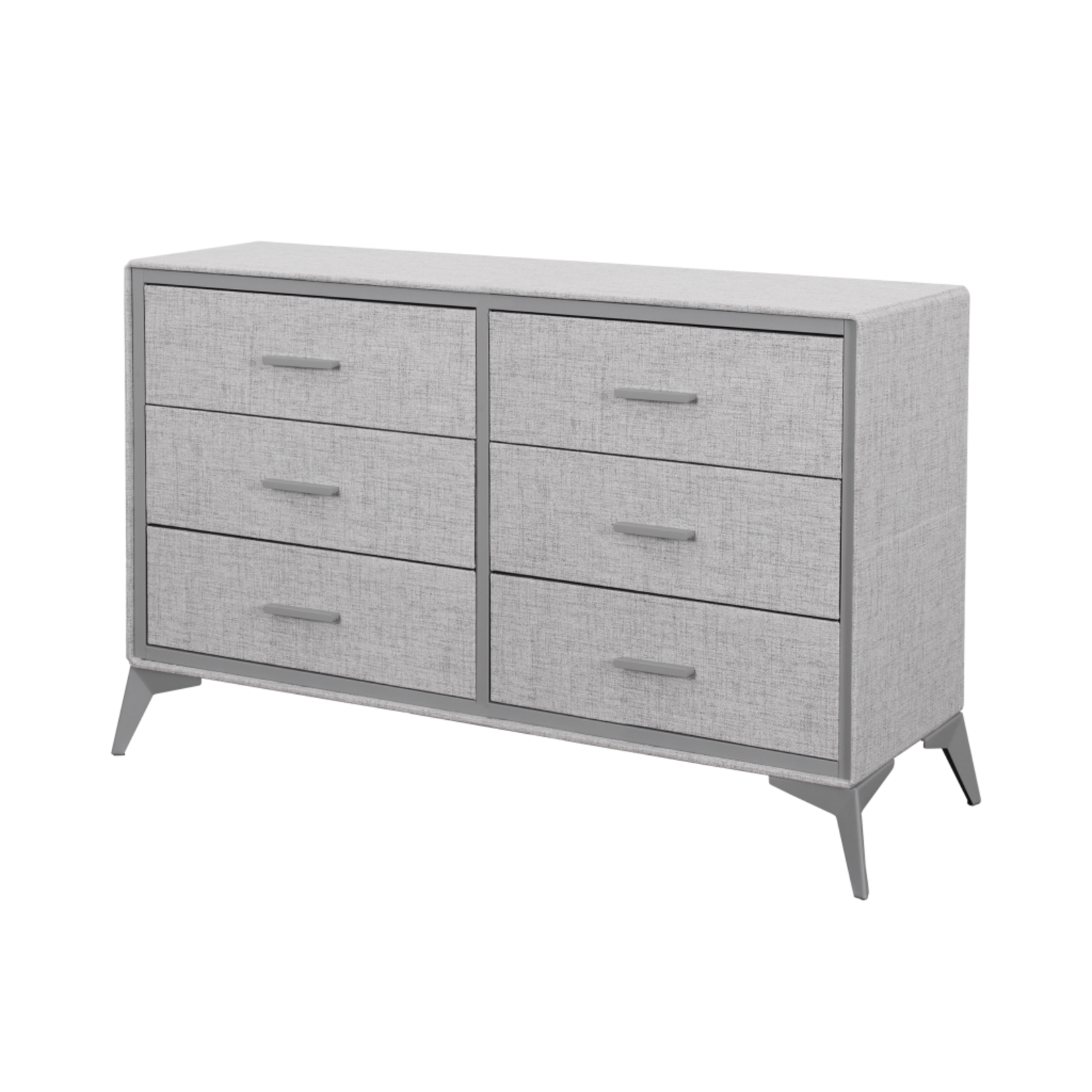 ITY INTERNATIONAL 6-Drawer Storage Chest of Drawers, Snow Grey