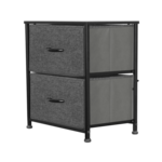 ITY INTERNATIONAL Table de Nuit Meuble de Rangement 2 Tiroirs