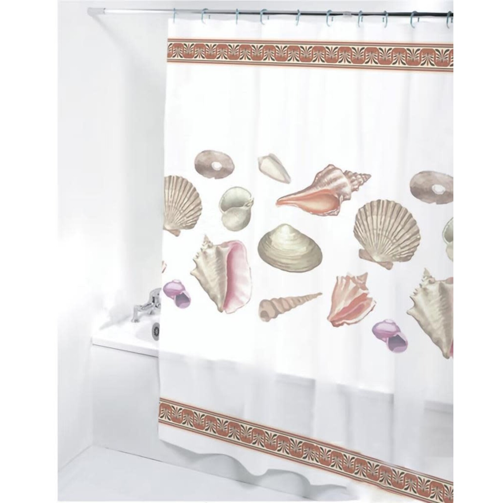 ITY INTERNATIONAL Peva Shower Curtain 71x71",