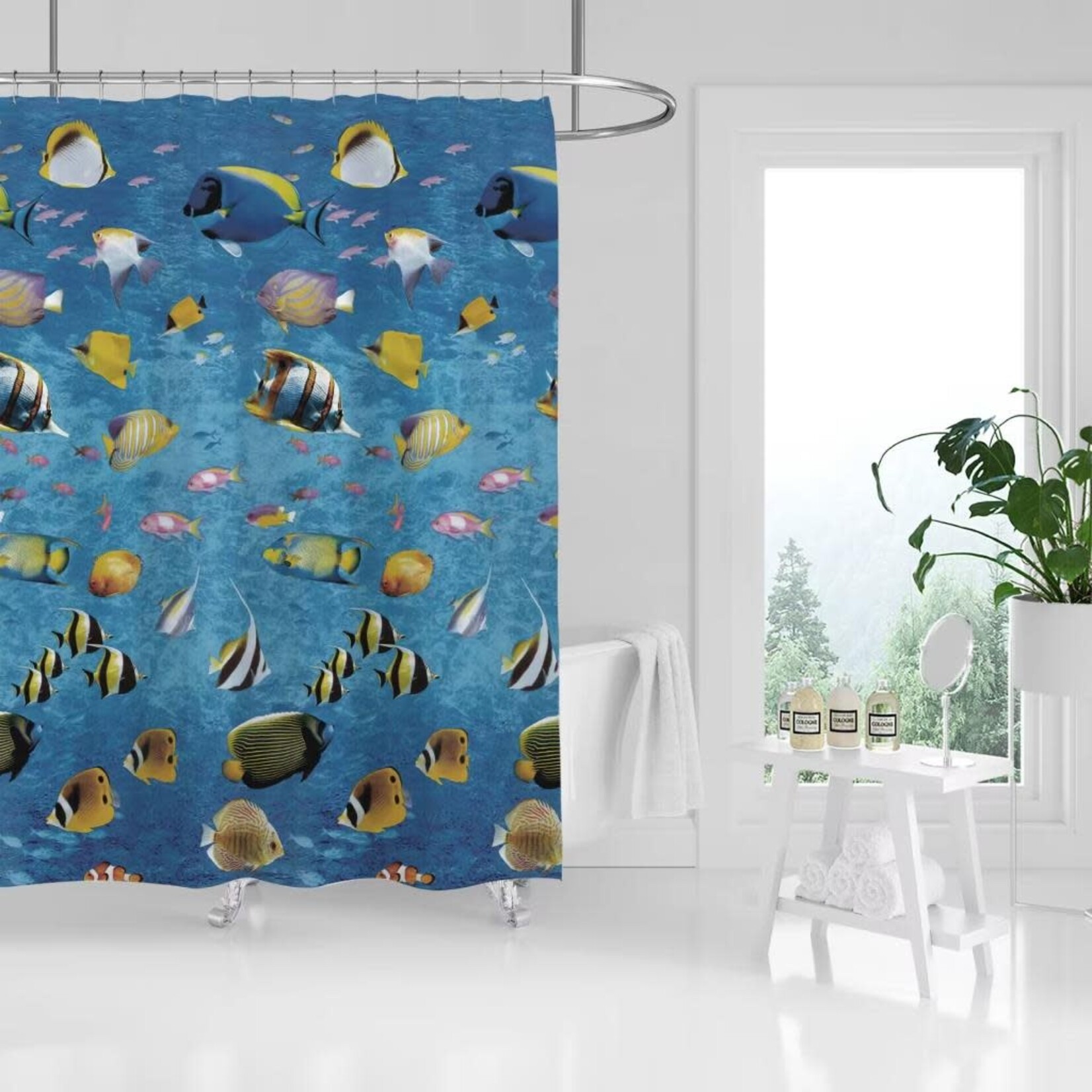 ITY INTERNATIONAL Peva Shower Curtain 71x71",