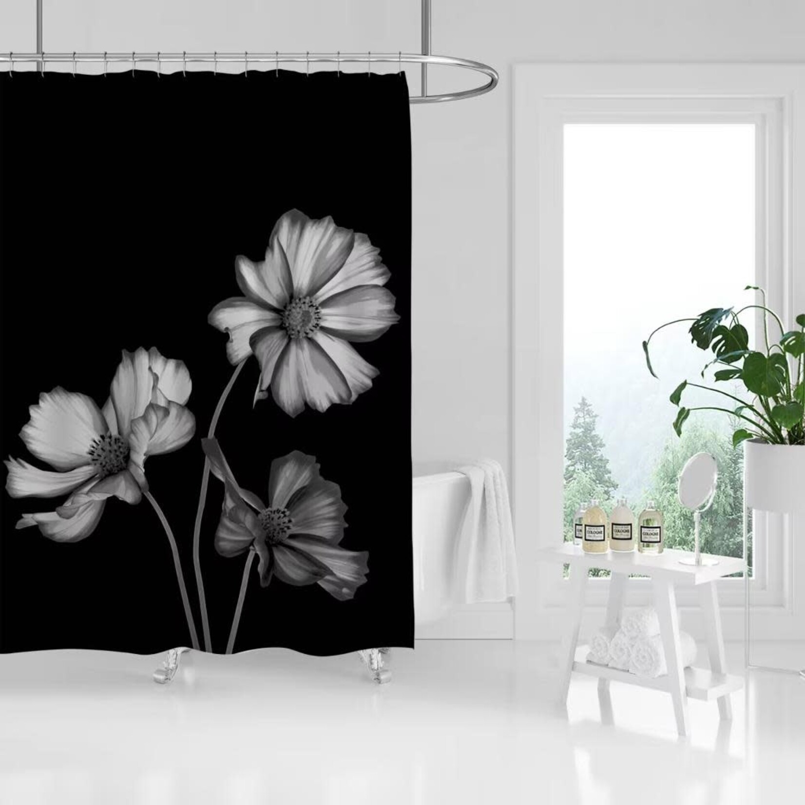ITY INTERNATIONAL Peva Shower Curtain 71x71",