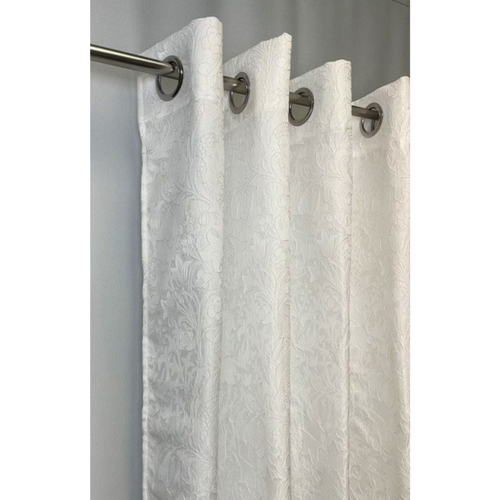 Jacquard Grommet Panel (54x84")-White
