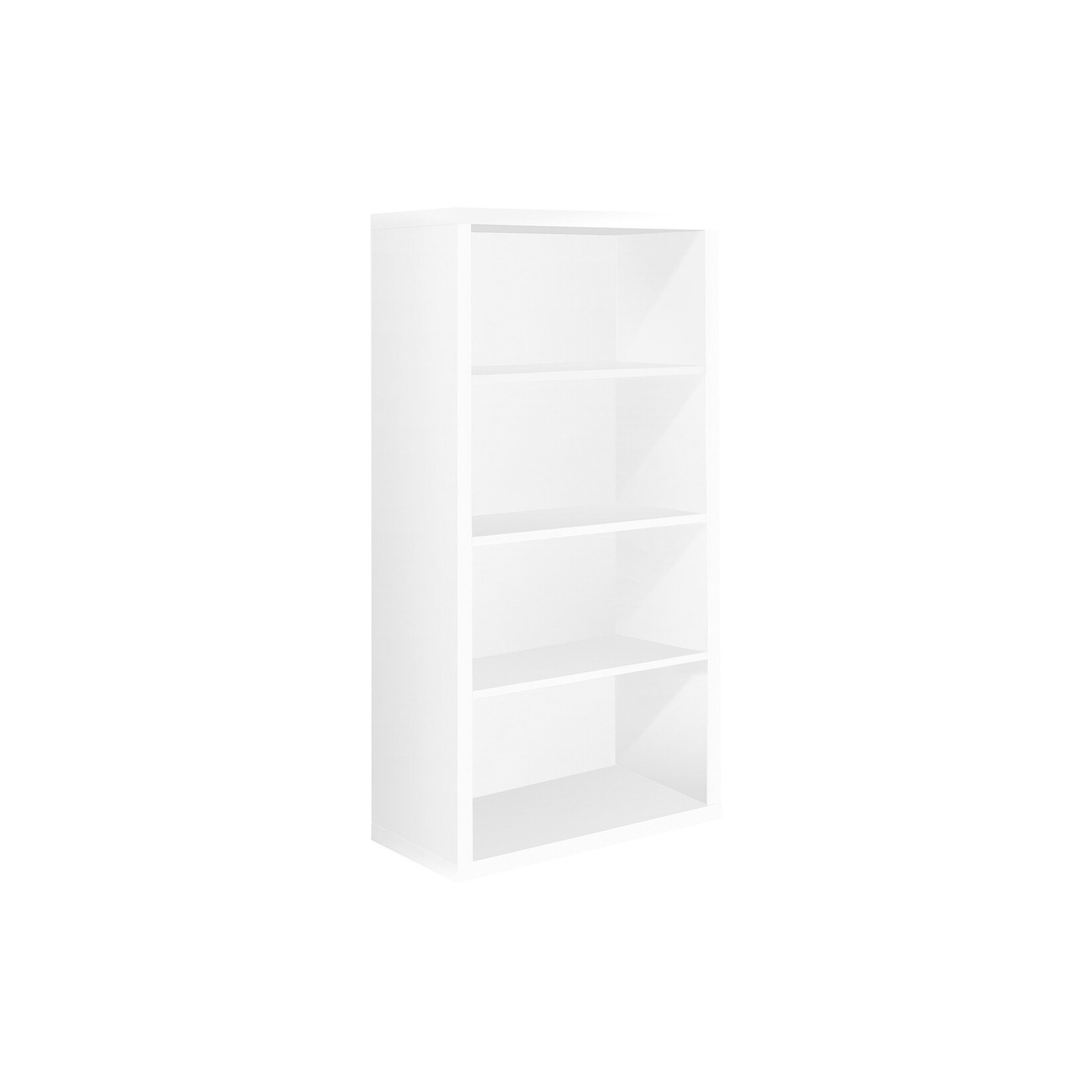 ETAGERE - 48"H / BLANCHE AVEC TABLETTES AJUSTABLE