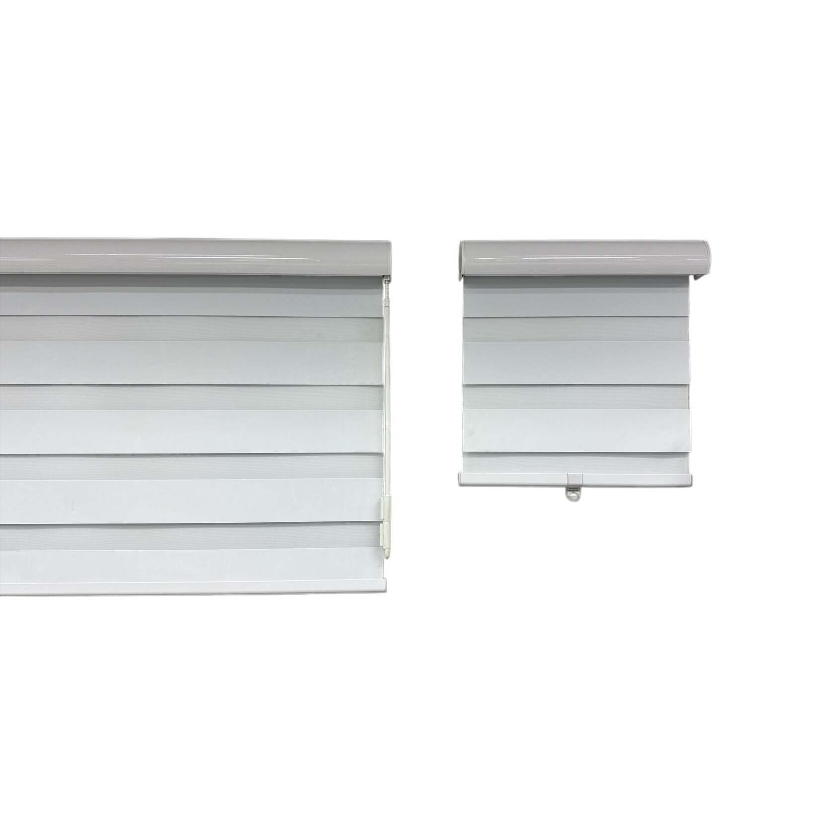 ITY INTERNATIONAL Blackout White Holly Stone Cordless Blinds,