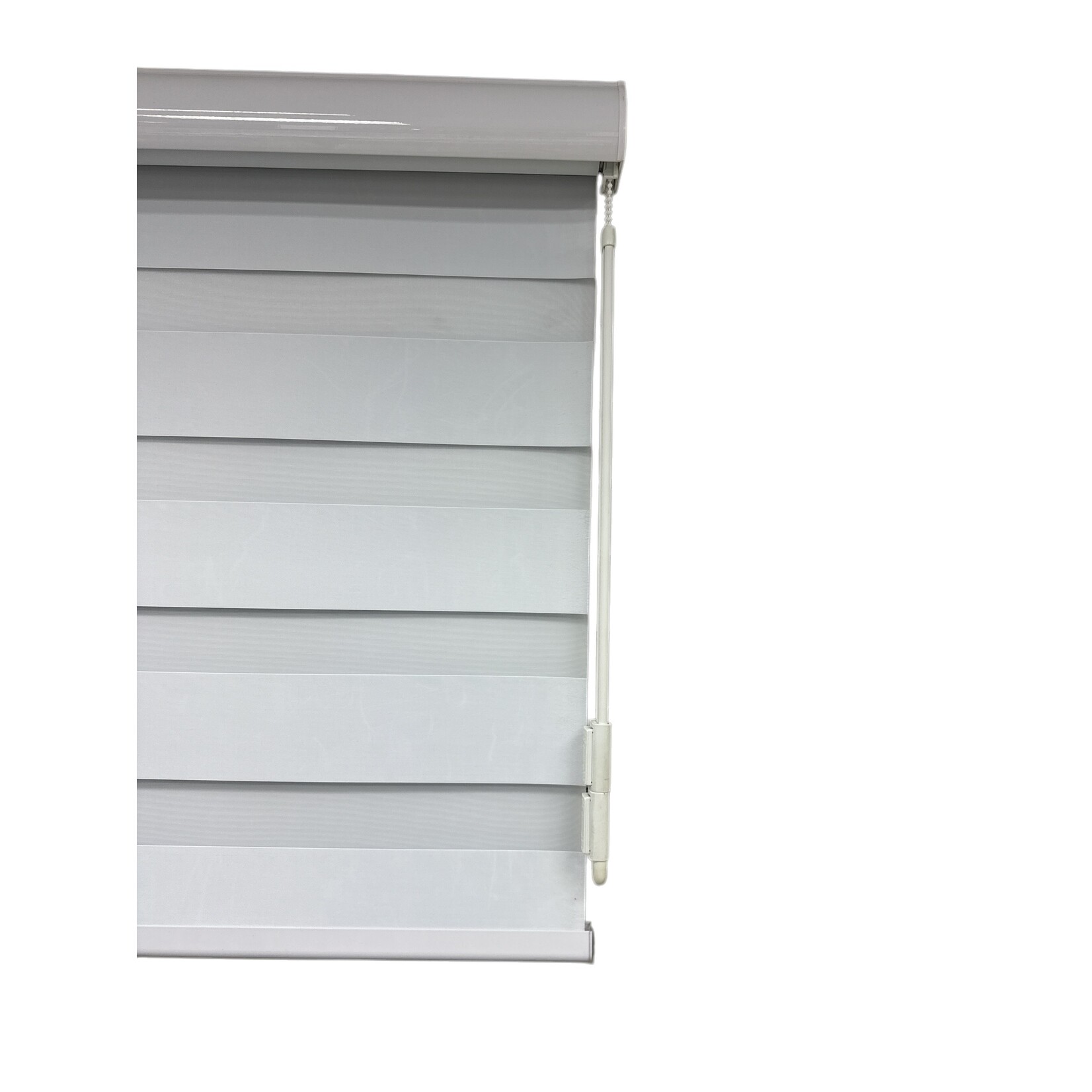 ITY INTERNATIONAL Blackout White Holly Stone Cordless Blinds,