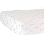 Hello Spud Fitted Cotton Crib Sheet,  Giraffe