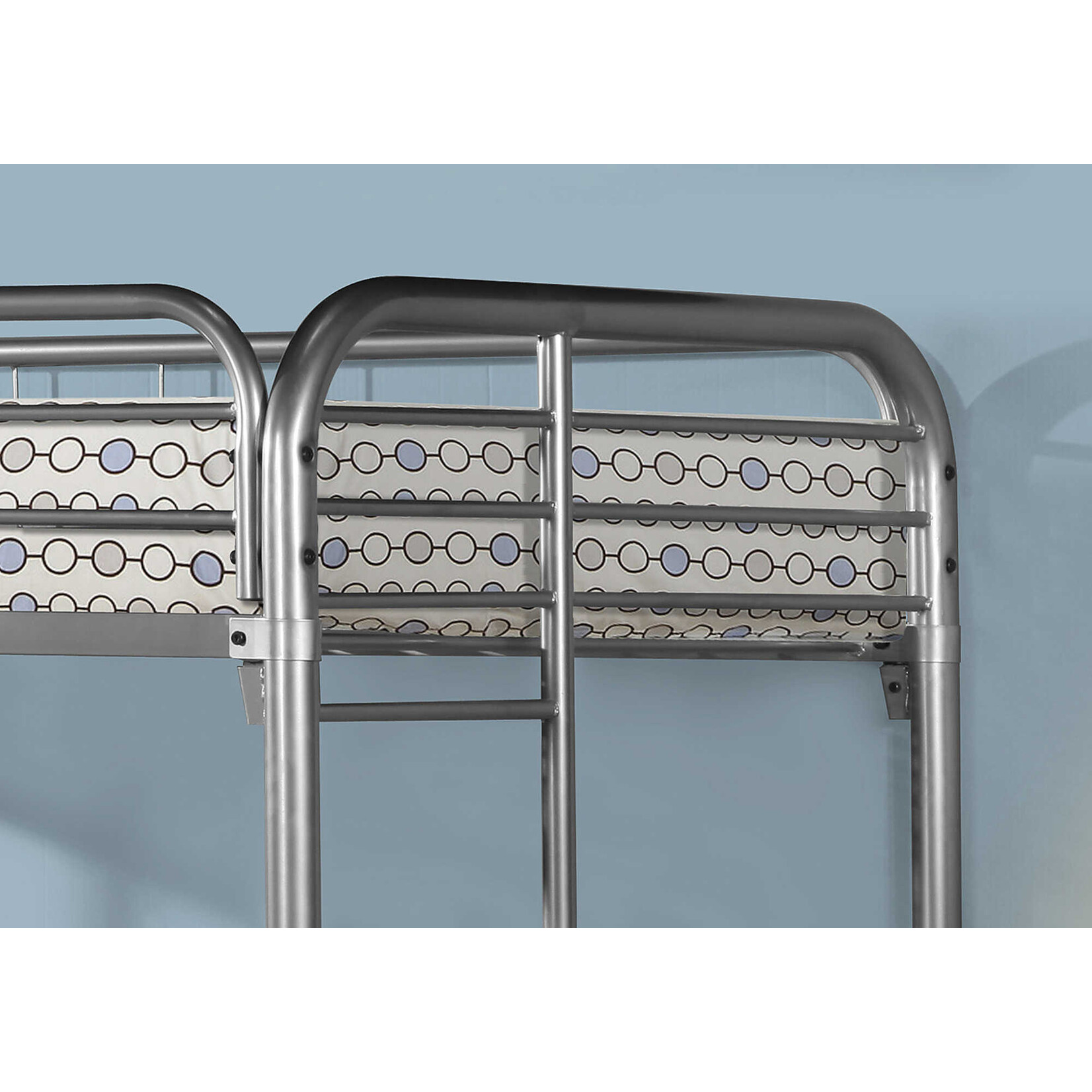 TWIN /TWIN BUNK BED, SILVER