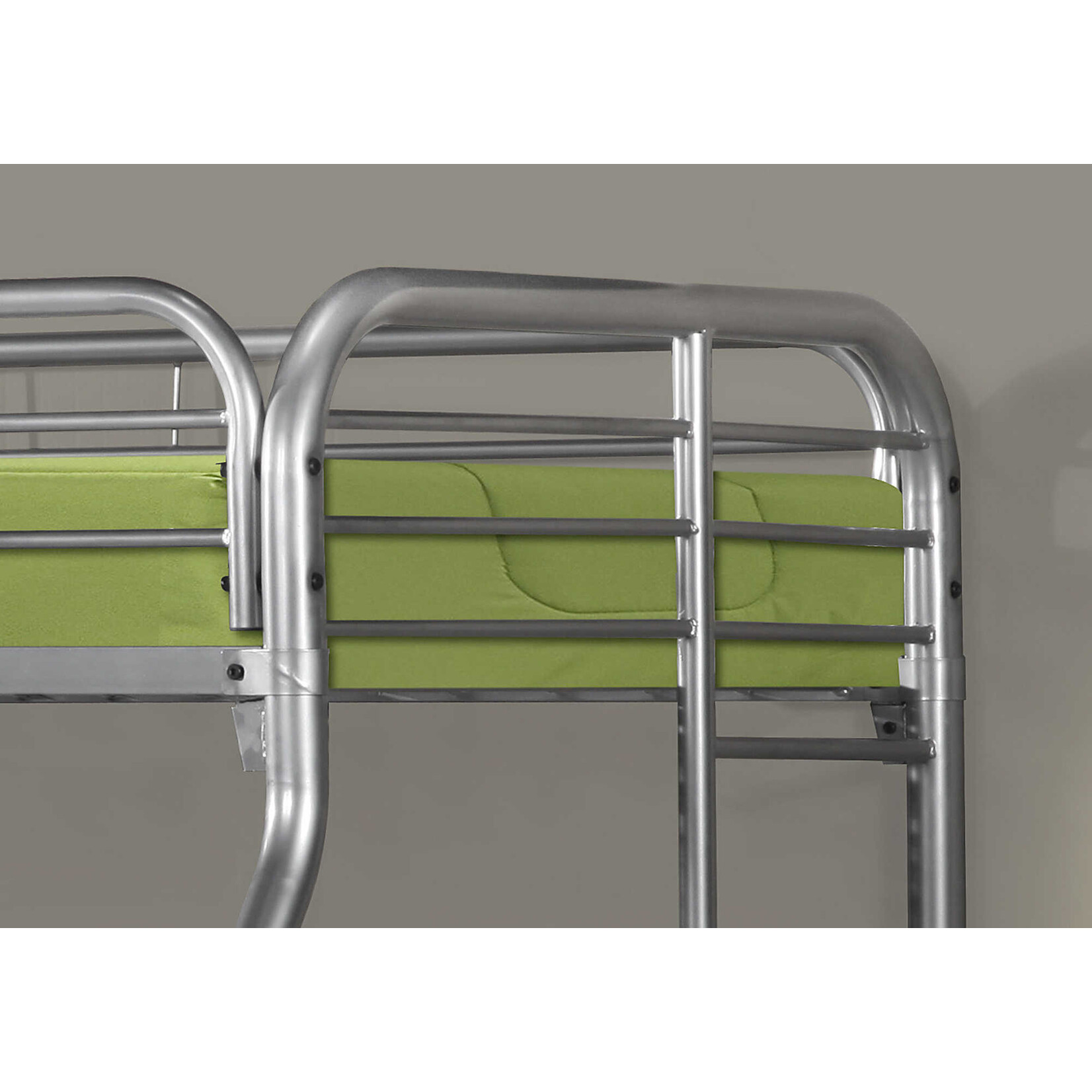 TWIN/FULL BUNK BED SILVER