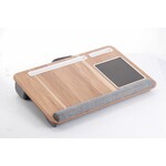 ITY INTERNATIONAL Portable Lap Desk With Pillow Cushion, Natural