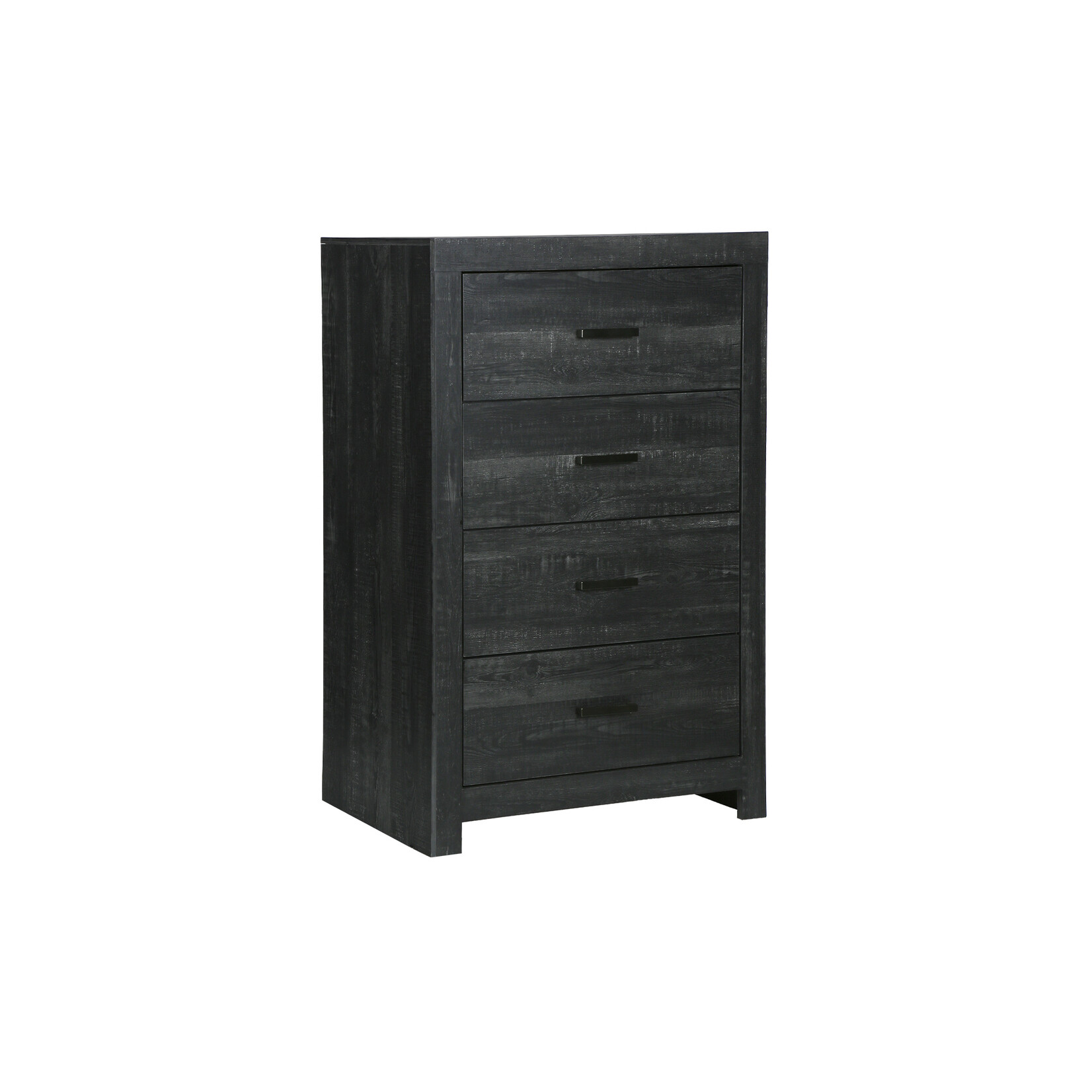 COMMODE 4 TIROIRS / FINITION GRIS GRAPHITE