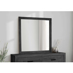 WALL MIRROR - GRAPHITE GREY WOOD FINISH
