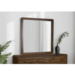 WALL MIRROR - WALNUT FINISH