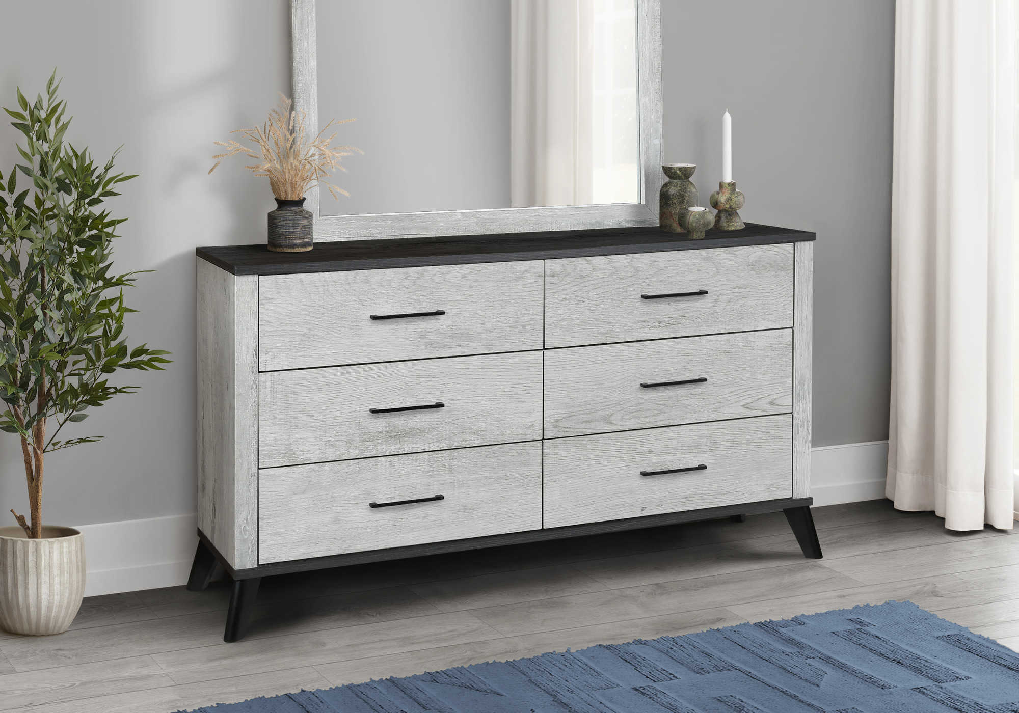 grey reclaimed wood dresser Sydney Dresser -Jackson Grey