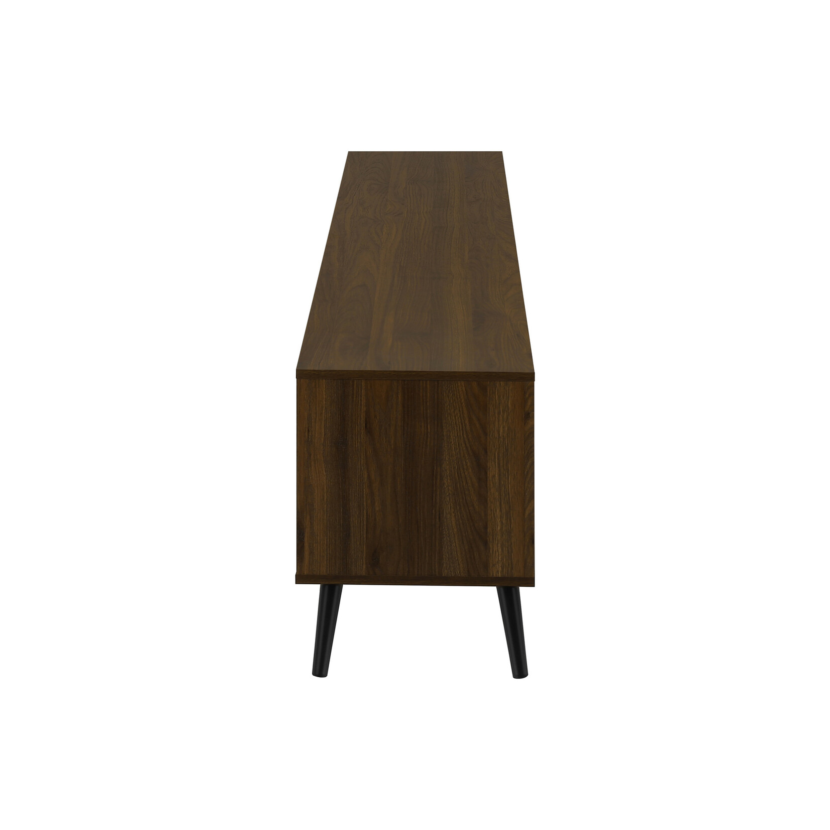 MEUBLE TV - 72"L / BRUN SIMILI-BOIS AVEC 2 PORTES