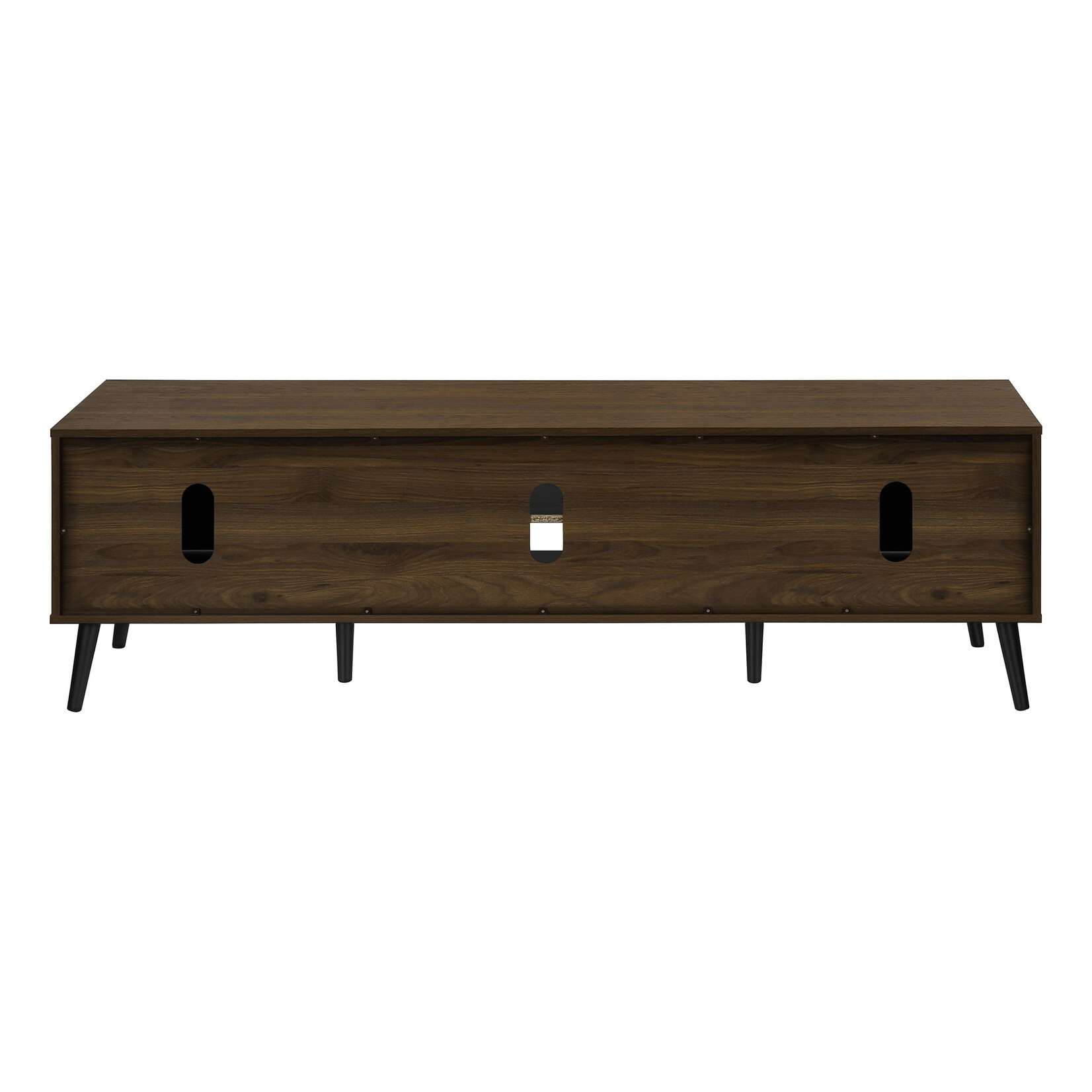 MEUBLE TV - 72"L / BRUN SIMILI-BOIS AVEC 2 PORTES