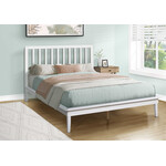 Lit Bois Massif Plateforme Blanc, Grand