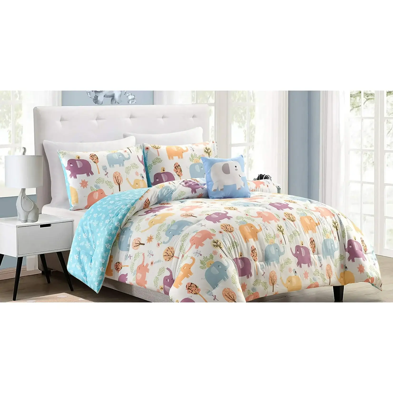 ELIE THE ELEPHANT COMFORTER SET