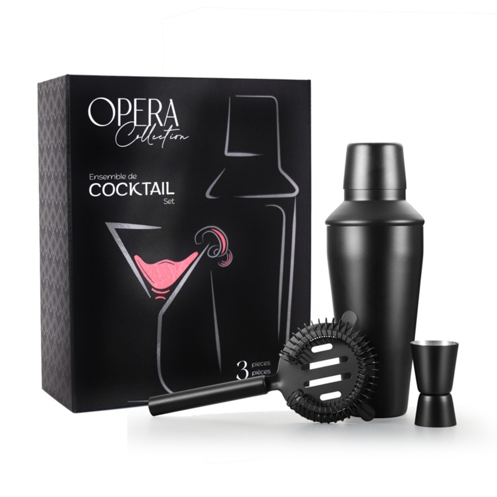 Danesco OPERA Ensemble Cocktail de 3 pièces