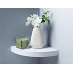 ITY INTERNATIONAL Floating Corner Shelf, White