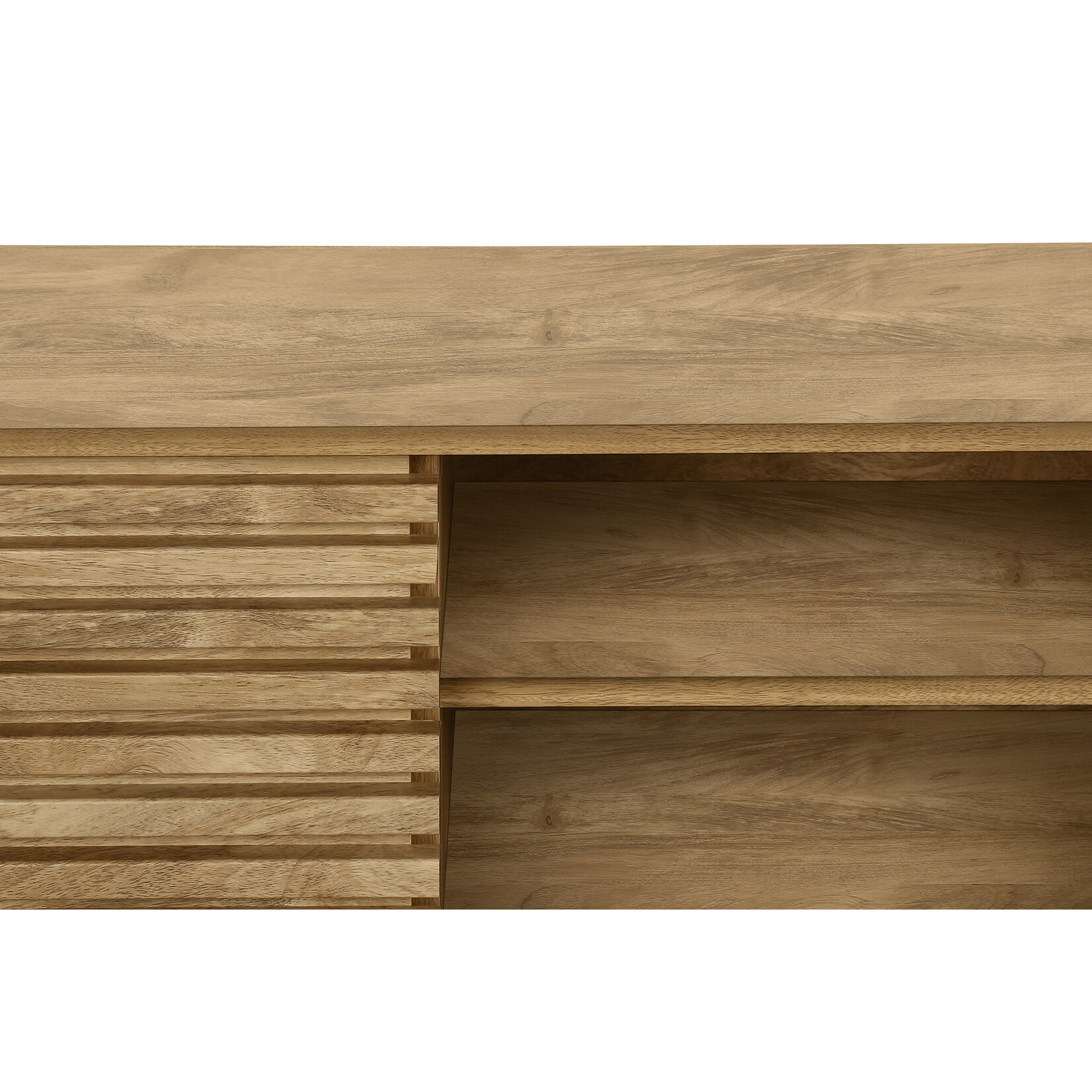 MEUBLE TV - 72"L / NOYER AVEC 2 PORTES