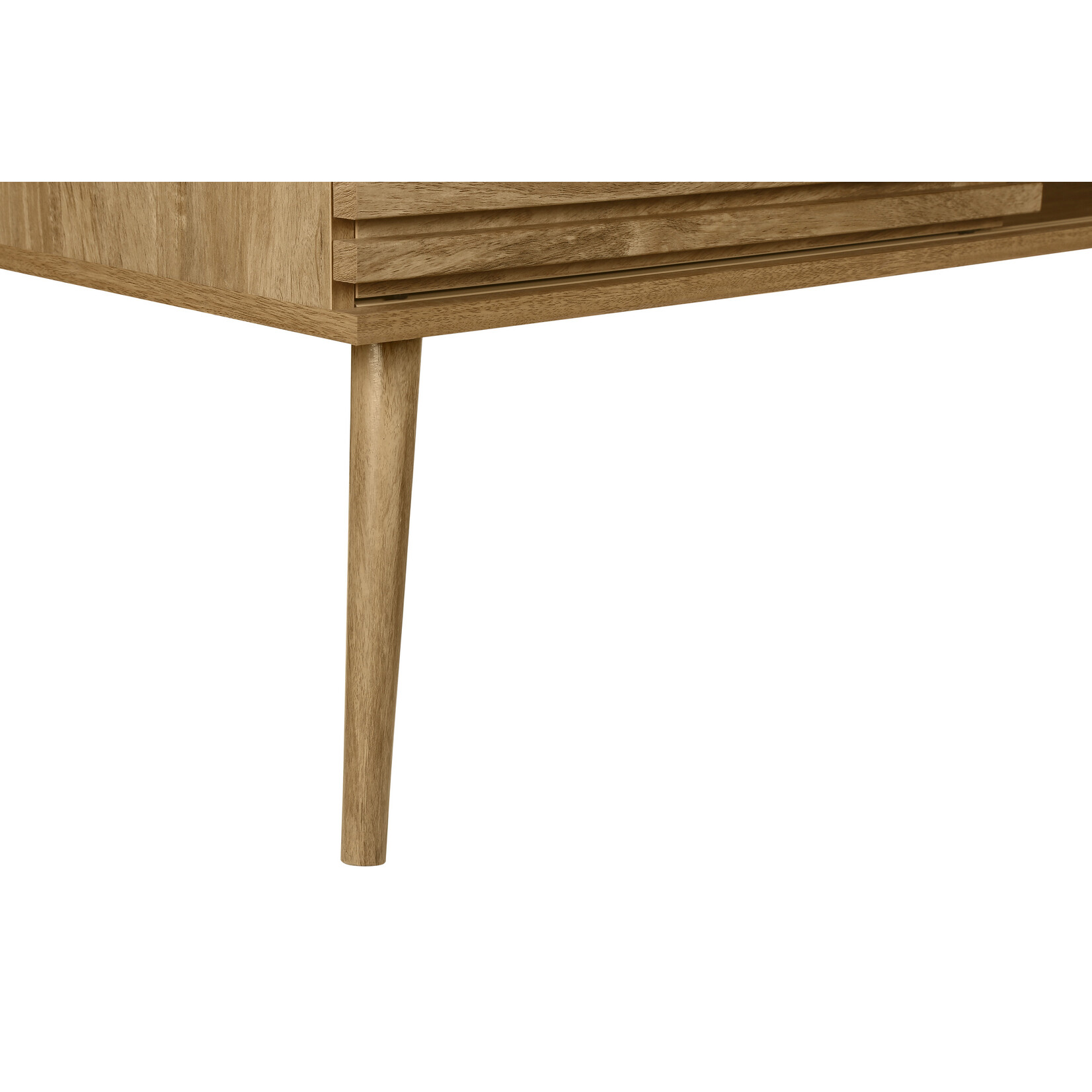 TV STAND - 72"L / WALNUT WITH 2 DOORS