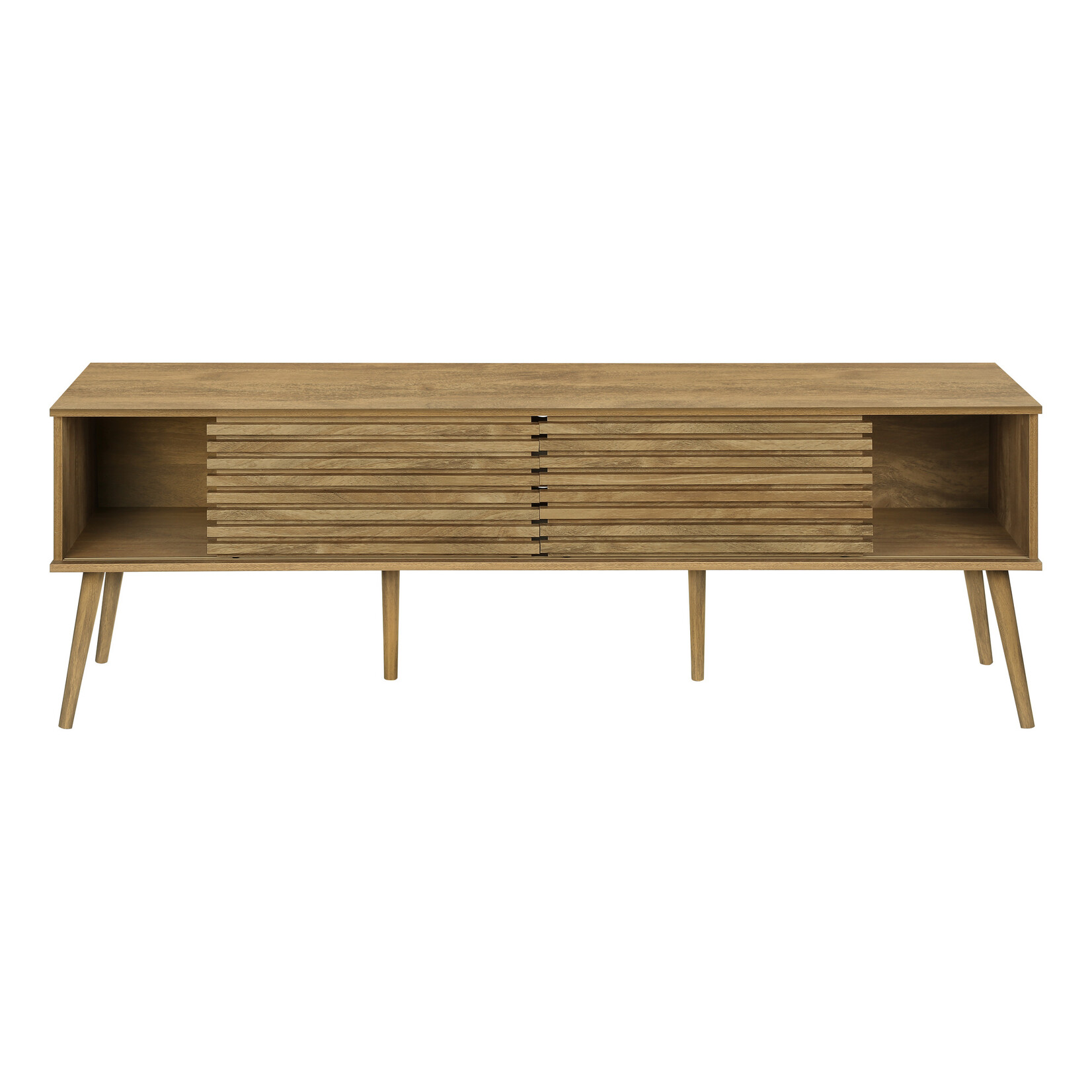 MEUBLE TV - 72"L / NOYER AVEC 2 PORTES